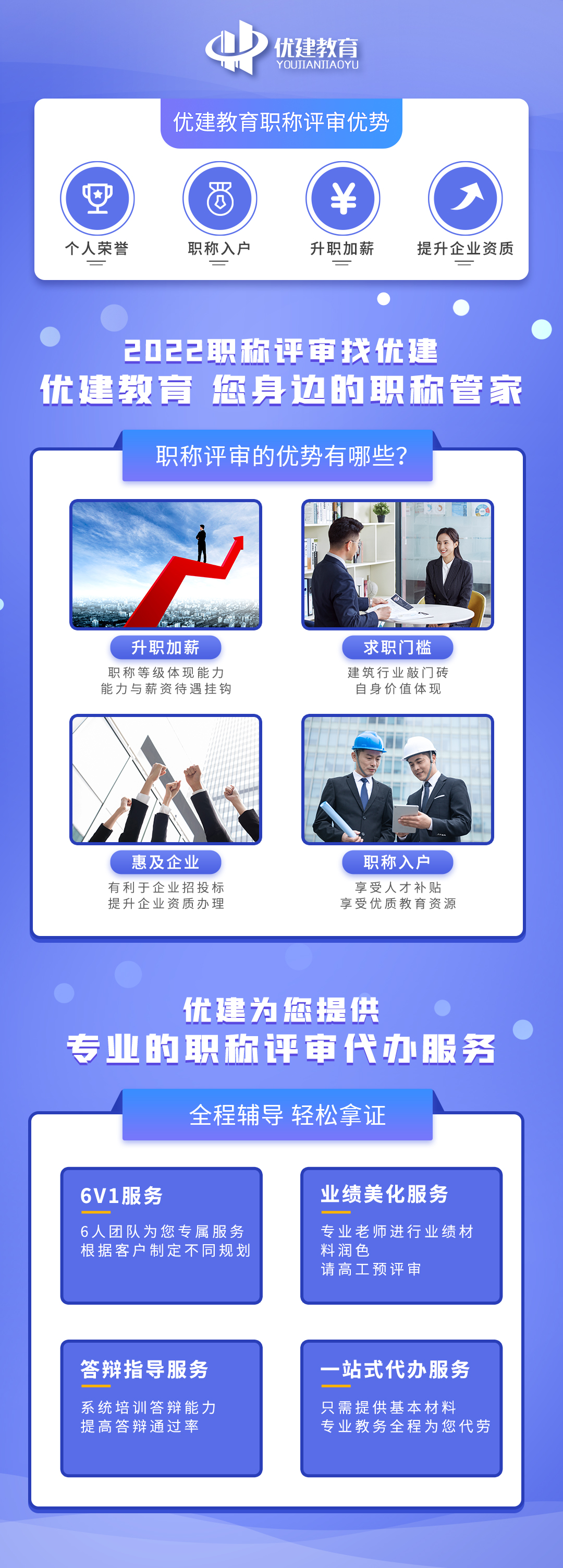 優建教育職稱評審優勢